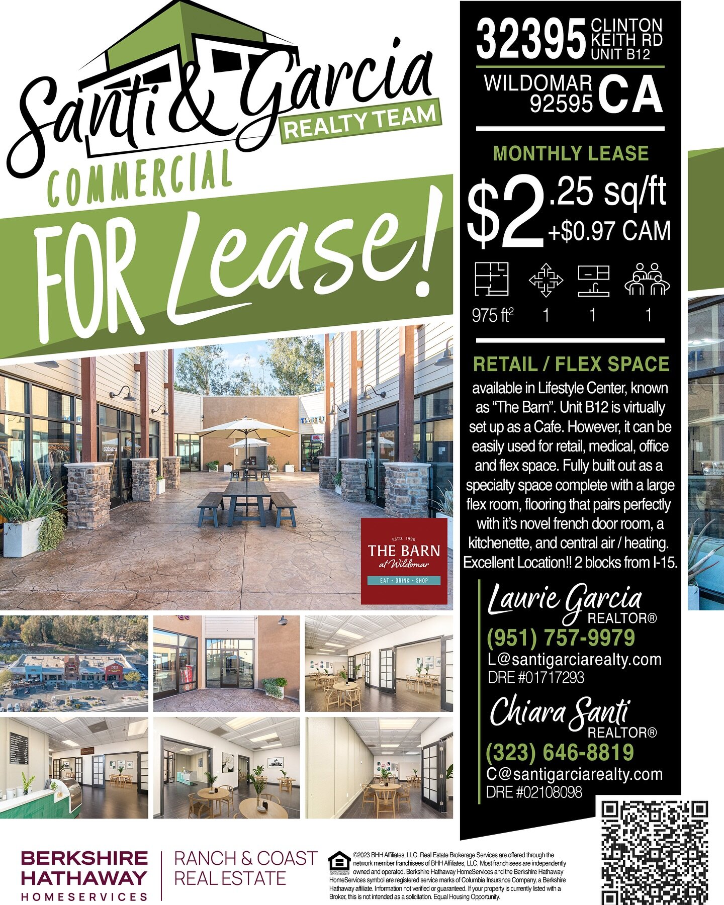 📌FOR LEASE‼️

📍32395 Clinton Keith Rd, Unit B12, Wildomar, CA. 92595

👉More info at santigarciarealty.com

#SantiGarciaRealty #realestate #realtor #realty #carealestategroup #commercialrealestate #residentialrealestate