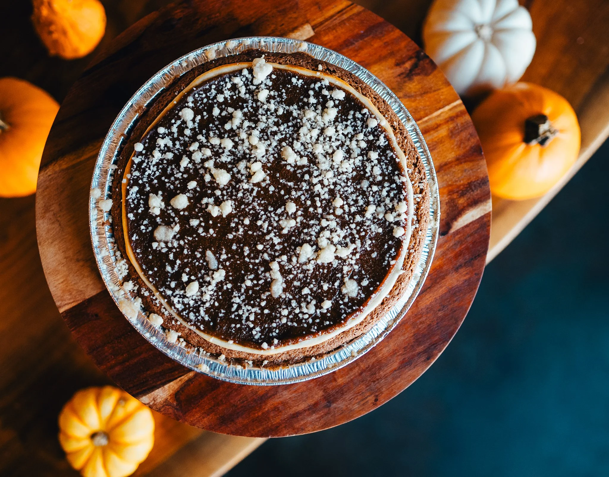 Pumpkin Snickerdoodle Cheesecake Pie