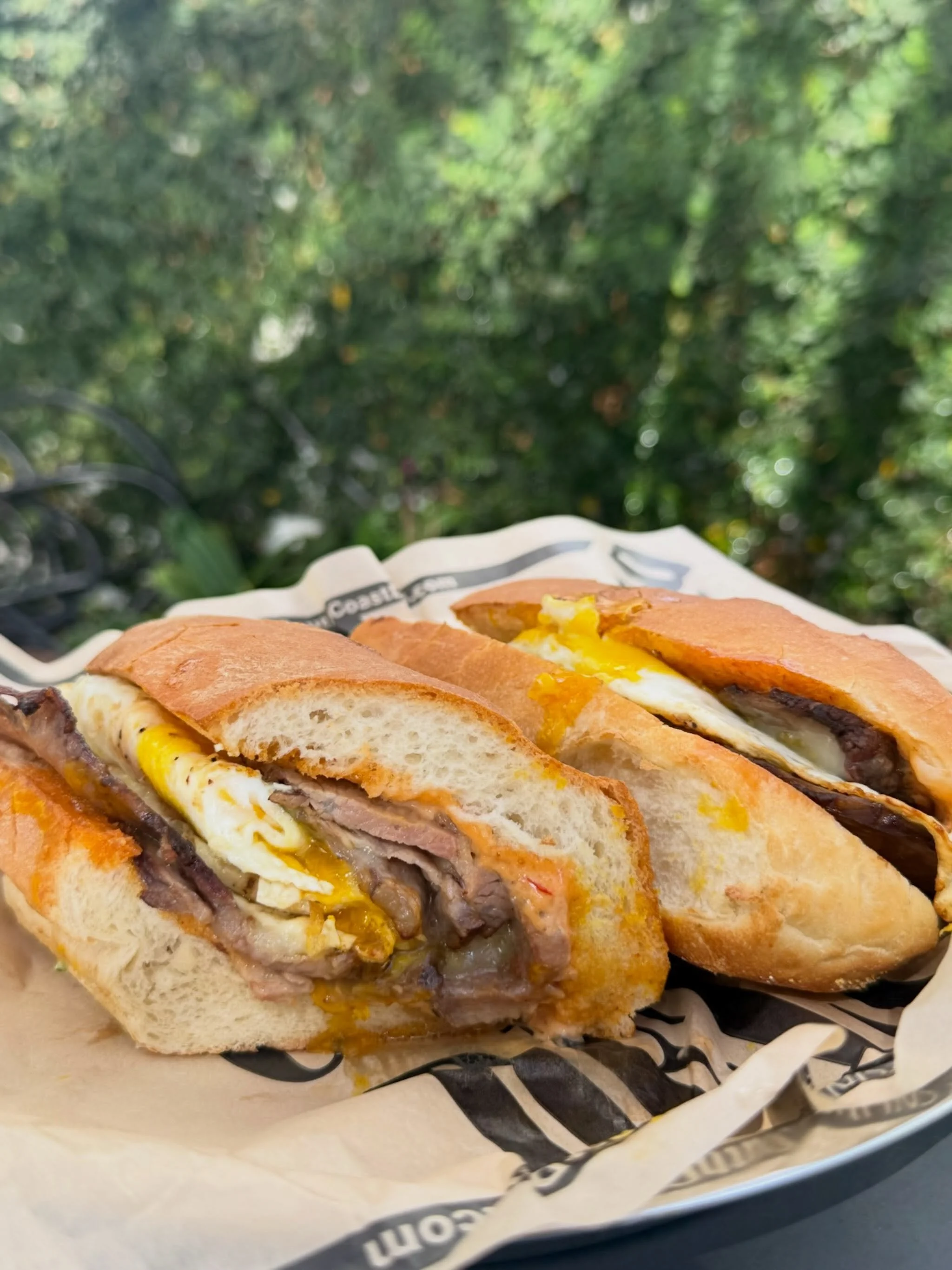 A steak &amp; eggs to cure your hangover, and better yet, get back on the horse and pair it with a cold one from @singlefincider or @topatopabrewingco 

#happysaturday #breakfast #santabarbara