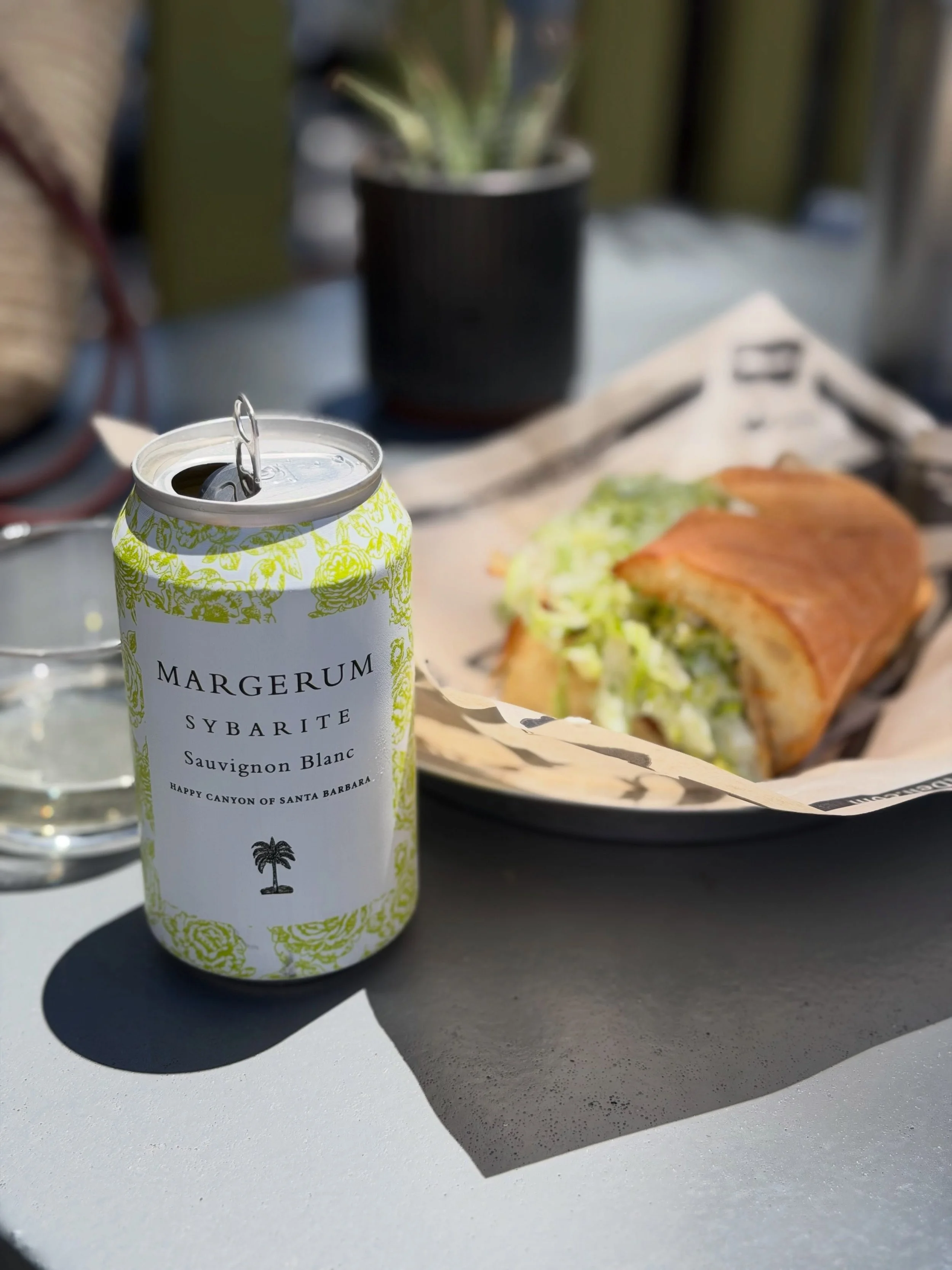 Never too early in the week for a crisp glass of @margerumwines Sybarite or Riviera Ros&eacute; to beat this heat. Enjoy on our Funk Zone or San Roque patio 🥂

#santabarbara #sunny #cheers