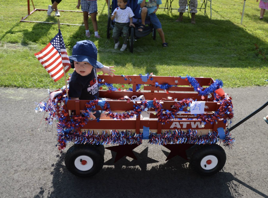 Richfield Kiddie Parade 2013 - boy in decorated wagon
