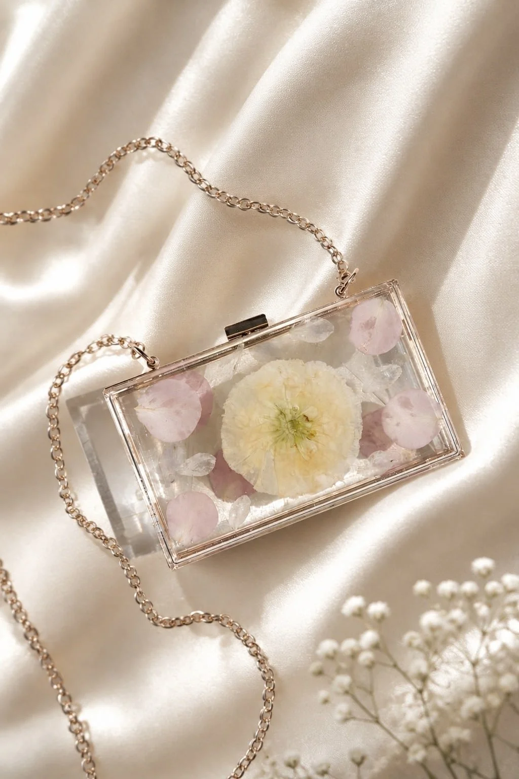 Acrylic clutch