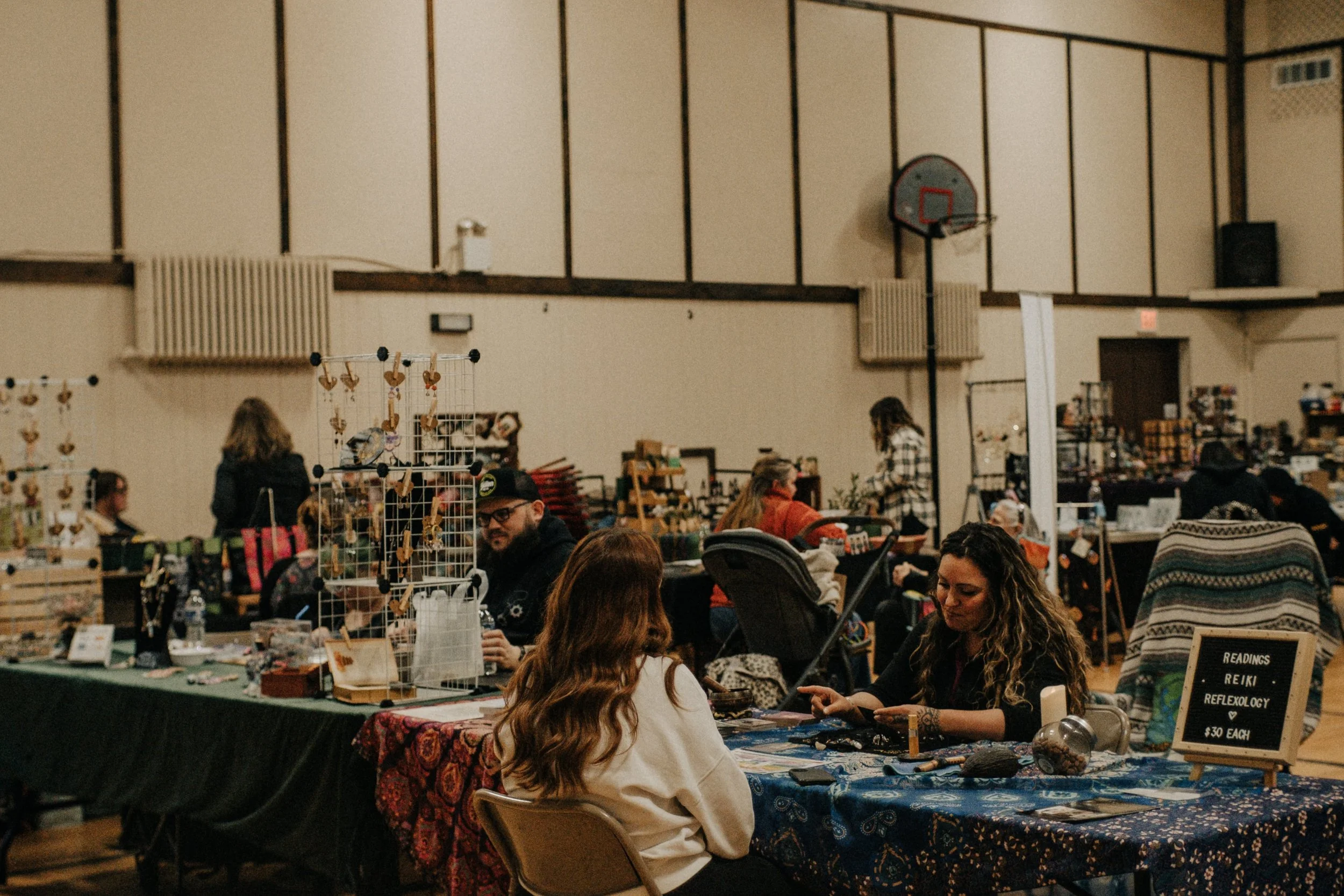 Attendees at a vendor event