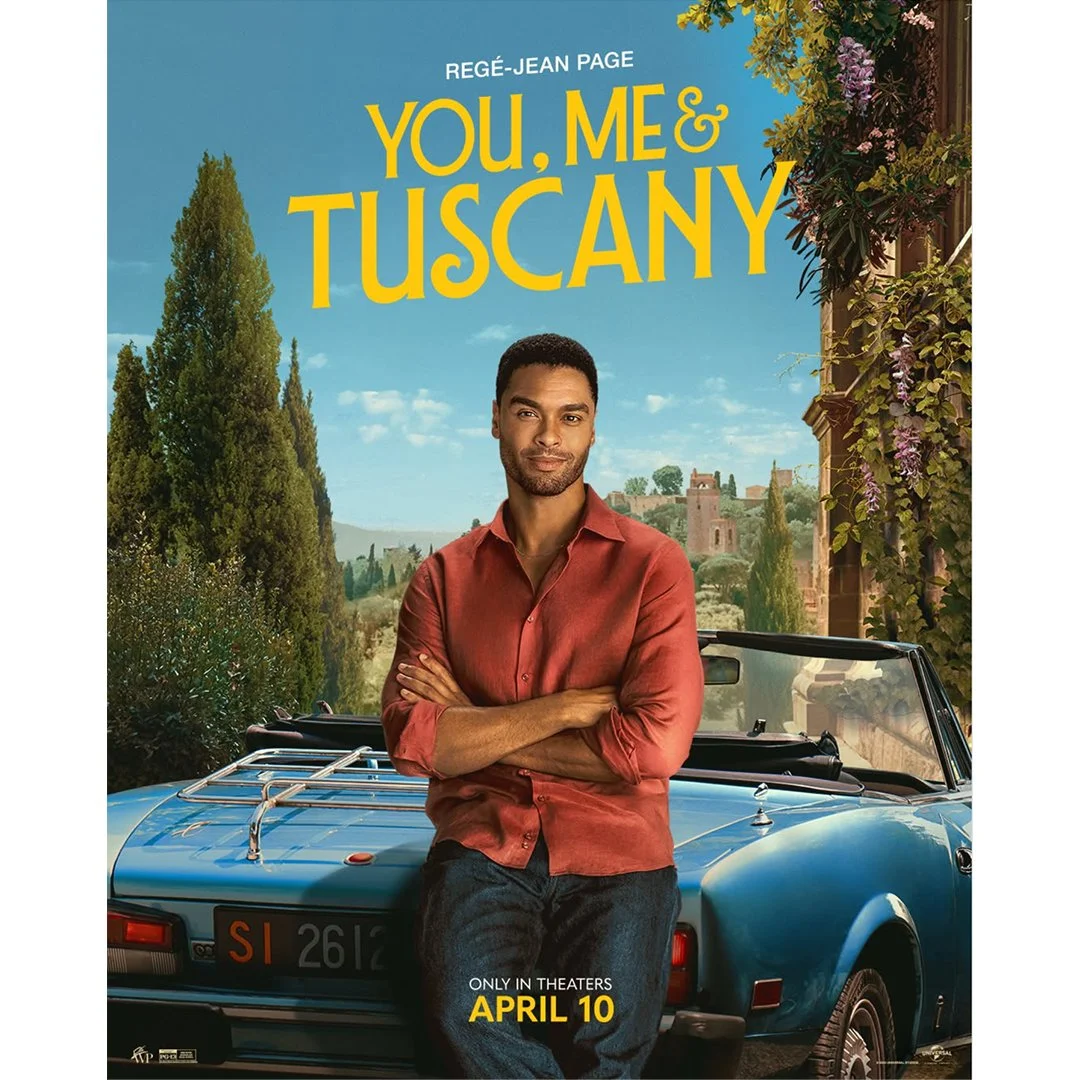 You, Me & Tuscany Character Poster Design