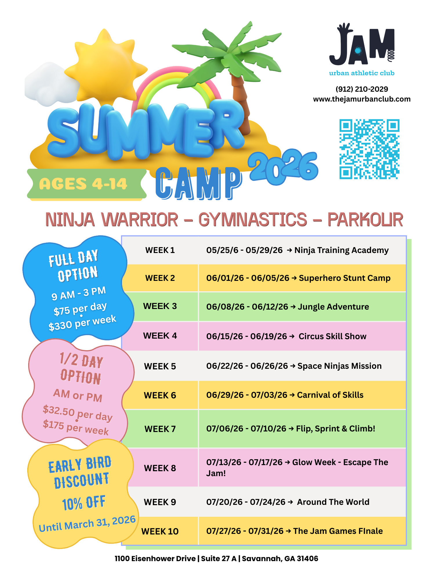 The Jam UAC Summer Camp 2026 - Open to Registration