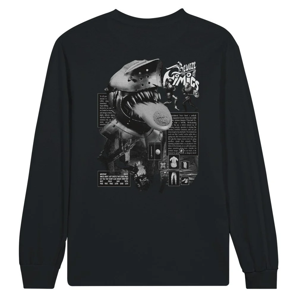 Beware of Mimics WHITE Long Sleeve