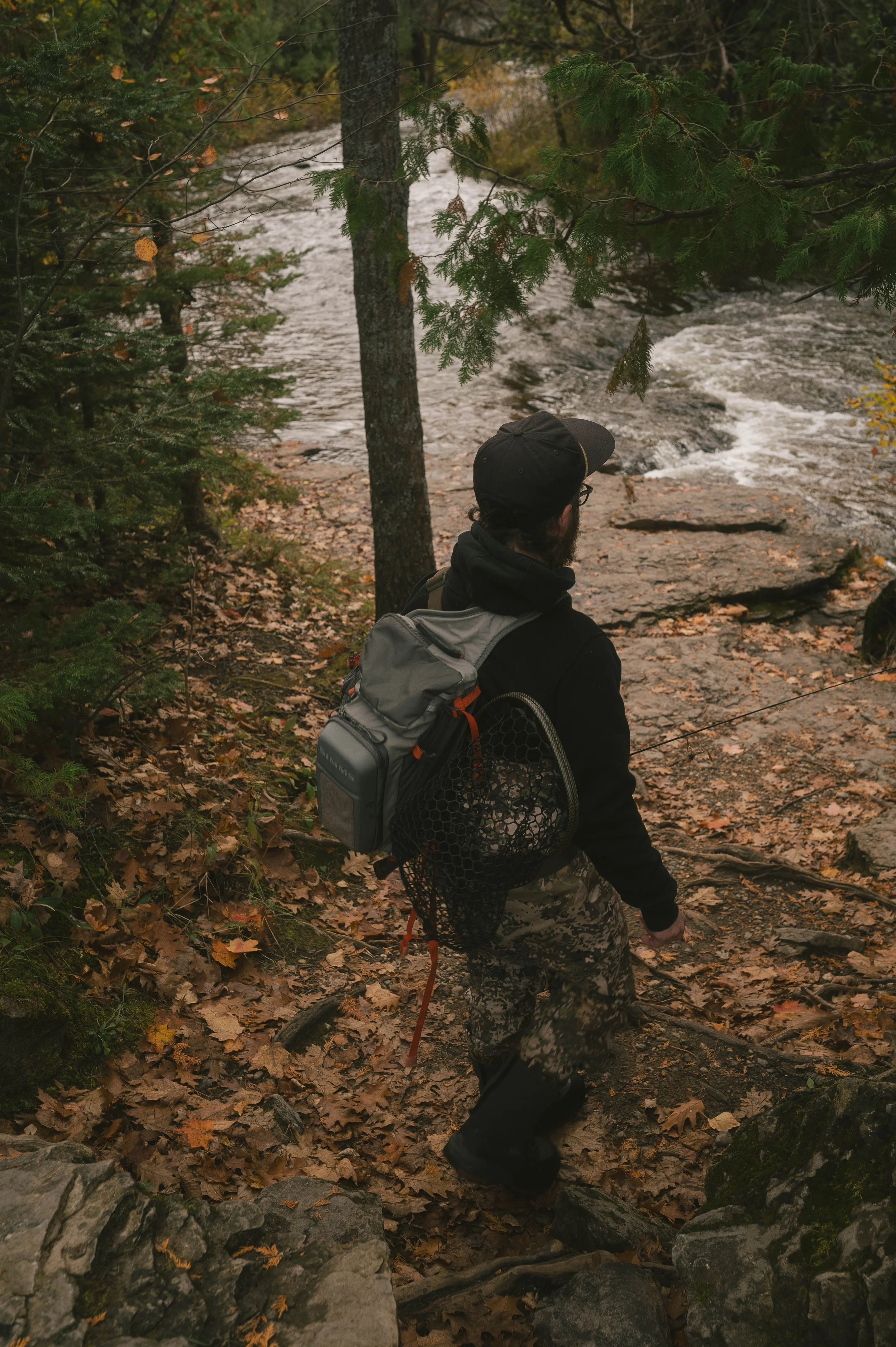 Northern Michigan Branding Photographer Fall Fishing Product Shoot