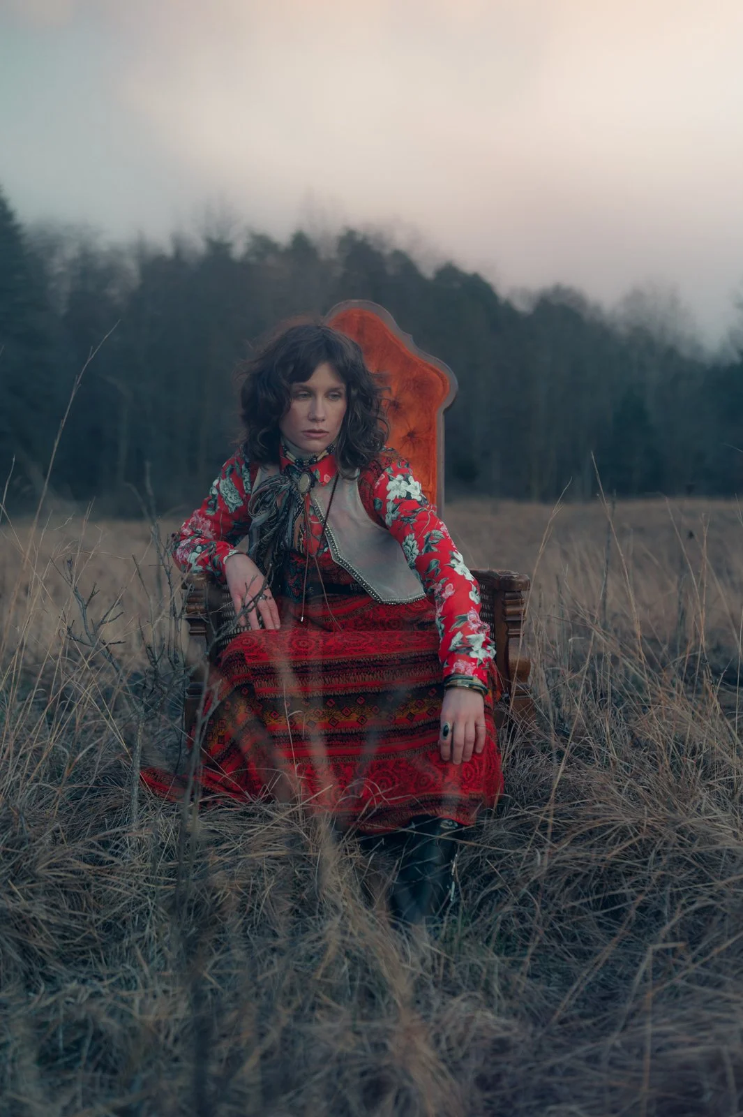 northern michigan wedding photographer moody self portrait