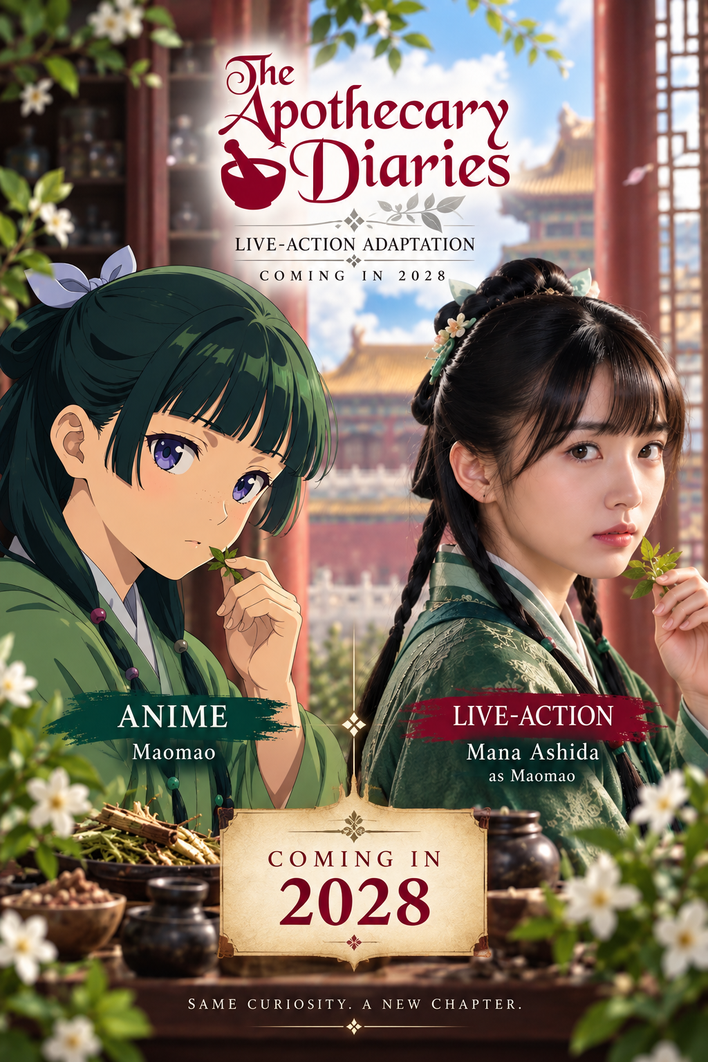 THE APOTHECARY DIARIES TENDRÁ ADAPTACIÓN LIVE-ACTION EN 2028