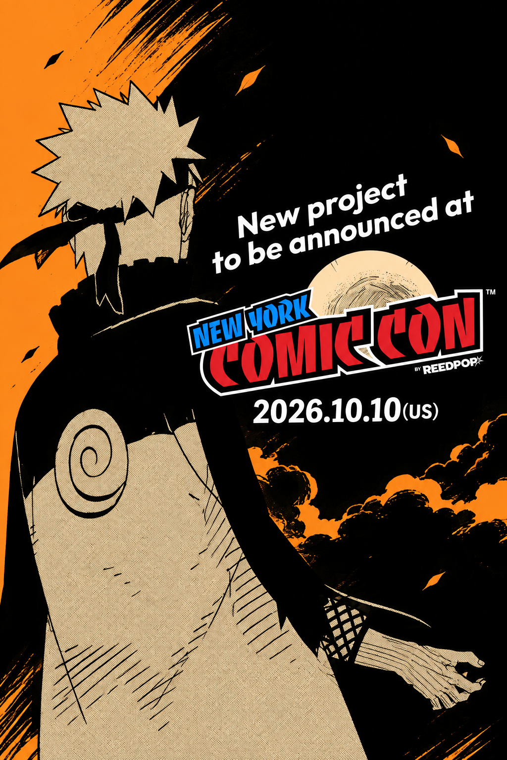 NARUTO ANUNCIARÁ UNA NUEVA PELÍCULA ANIMADA Y MOSTRARÁ EL CARD GAME EN NYCC 2026