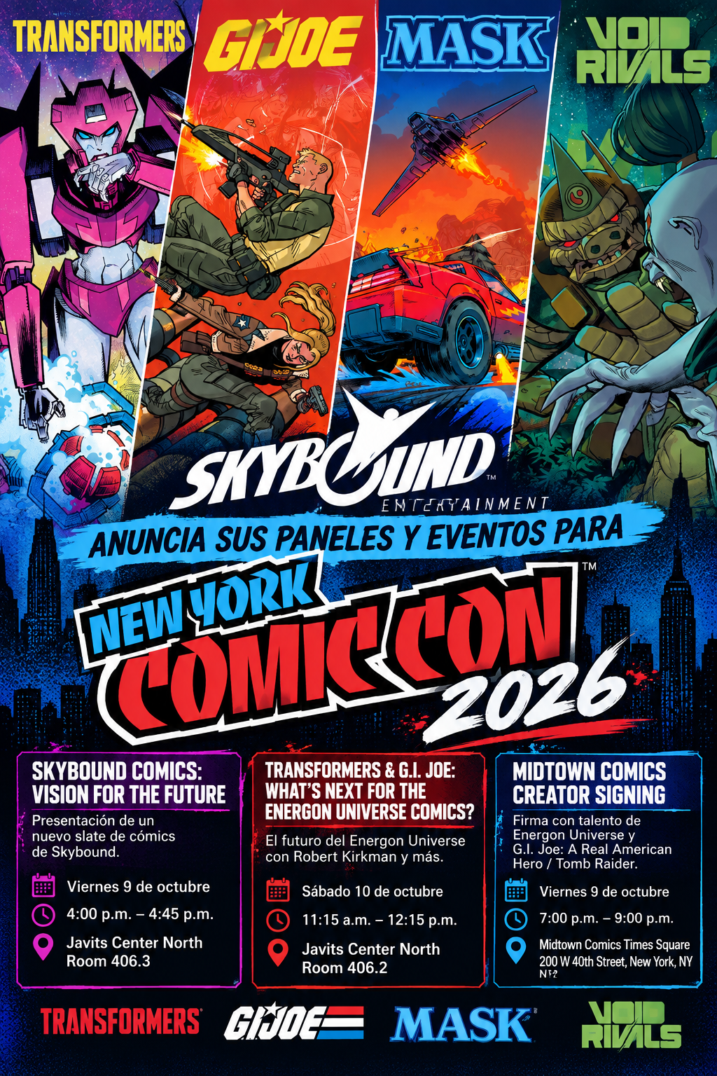 Skybound Entertainment Announces 2026 New York Comic Con Panels and Events