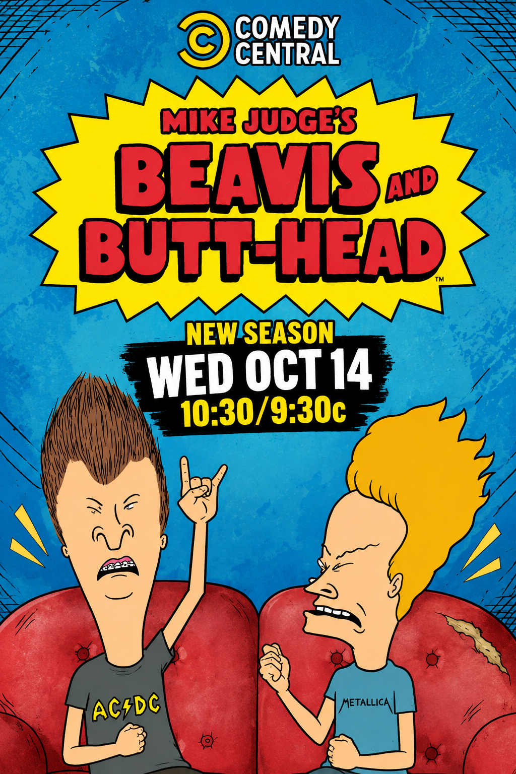 Beavis and Butt-Head Season 4 Premieres October 14 on Comedy Central
