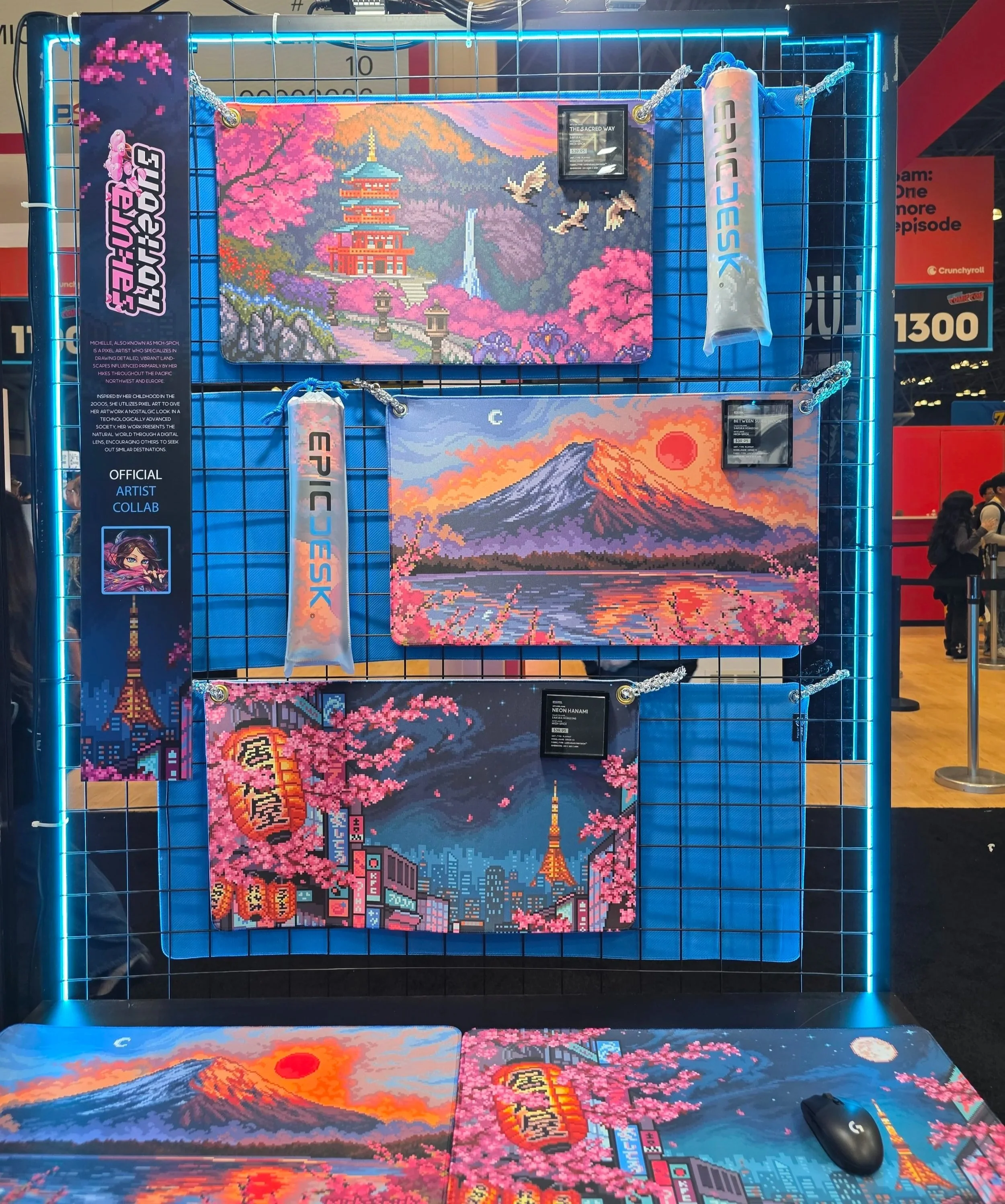Epic desk nycc 2026 pixel art michelle