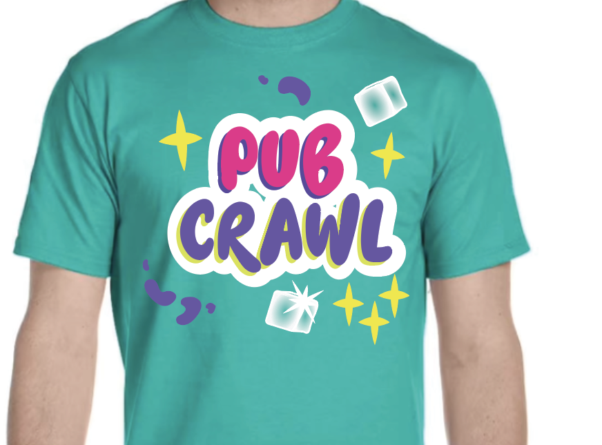 T-Shirt Design for York Pride 2026 Pub-Crawl