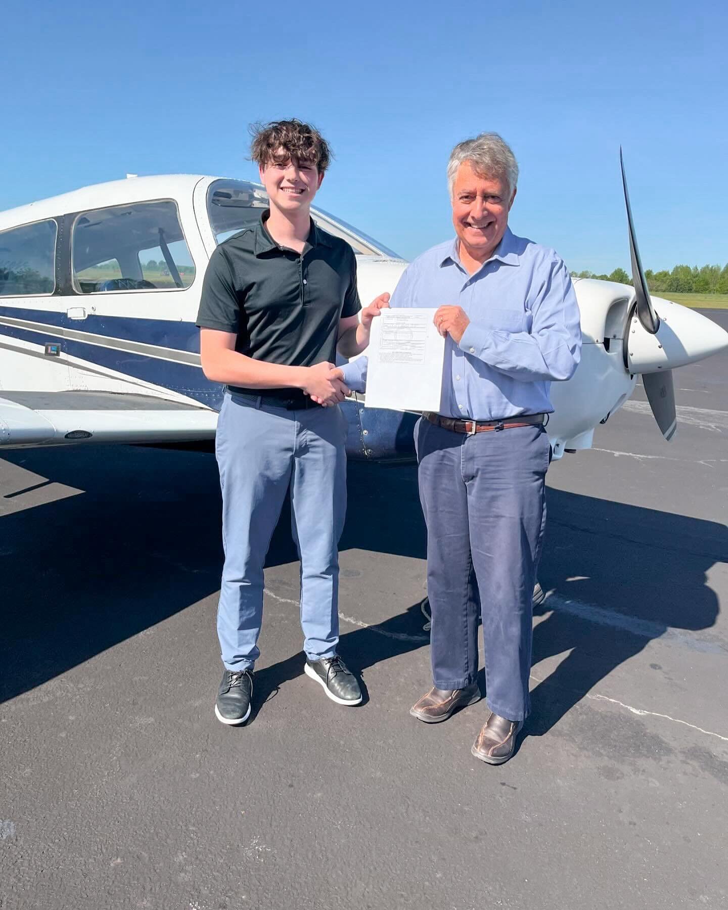 Congrats to Academy graduate Levi on passing his PPL ride today! Watching you grow from the little boy who was obsessed with airplanes (and still is) into the pilot you are today has been truly inspiring, and we are honored to share this journey with