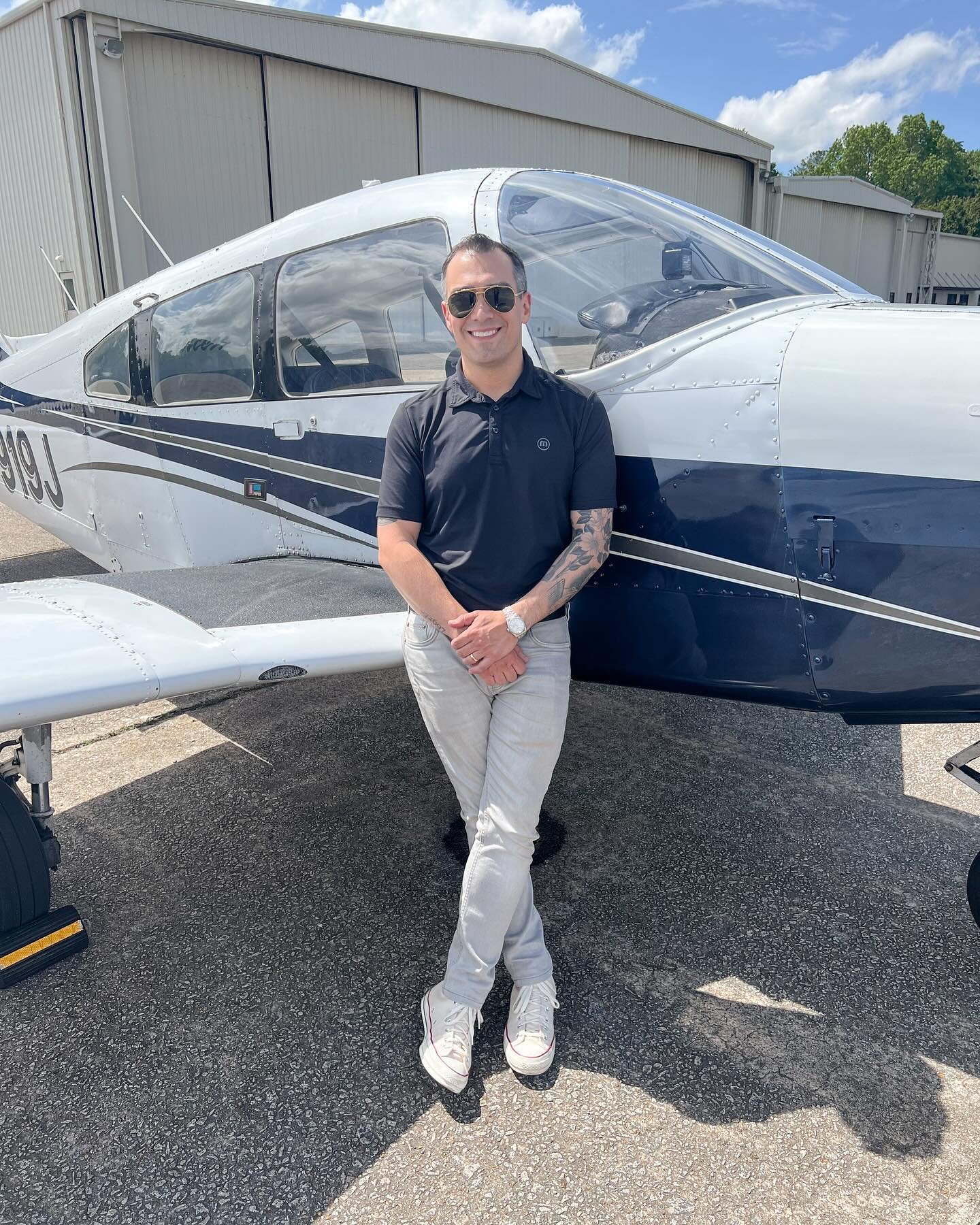 Congratulations to Christian on passing his IFR checkride!!! Time for some cloud surfing! ☁️☁️☁️
