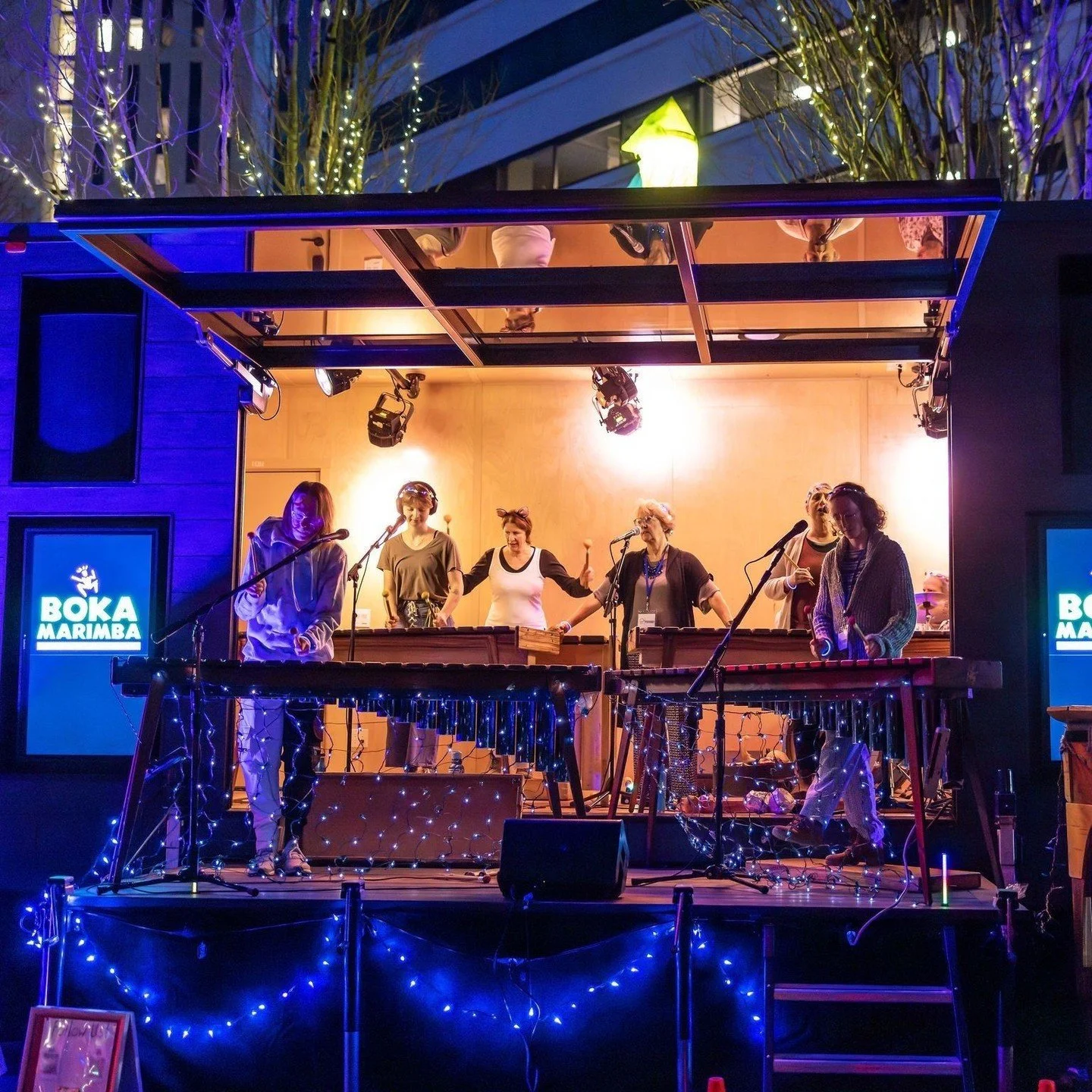 @bokamarimba is a ten piece band, blending soprano, alto, tenor, baritone and bass marimbas, drum set, percussion, and vocals to create a unique and irresistible sound. ⁠
.⁠
.⁠
.⁠
#classicalmusician #orchestra #localevents #musicforlife #singersongwr