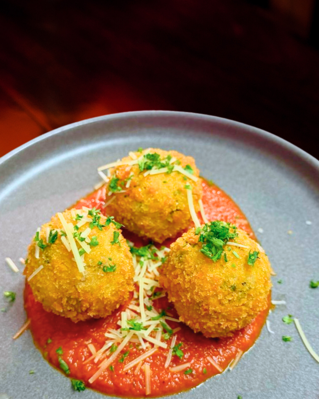 Mozzarella Mushroom Arancini