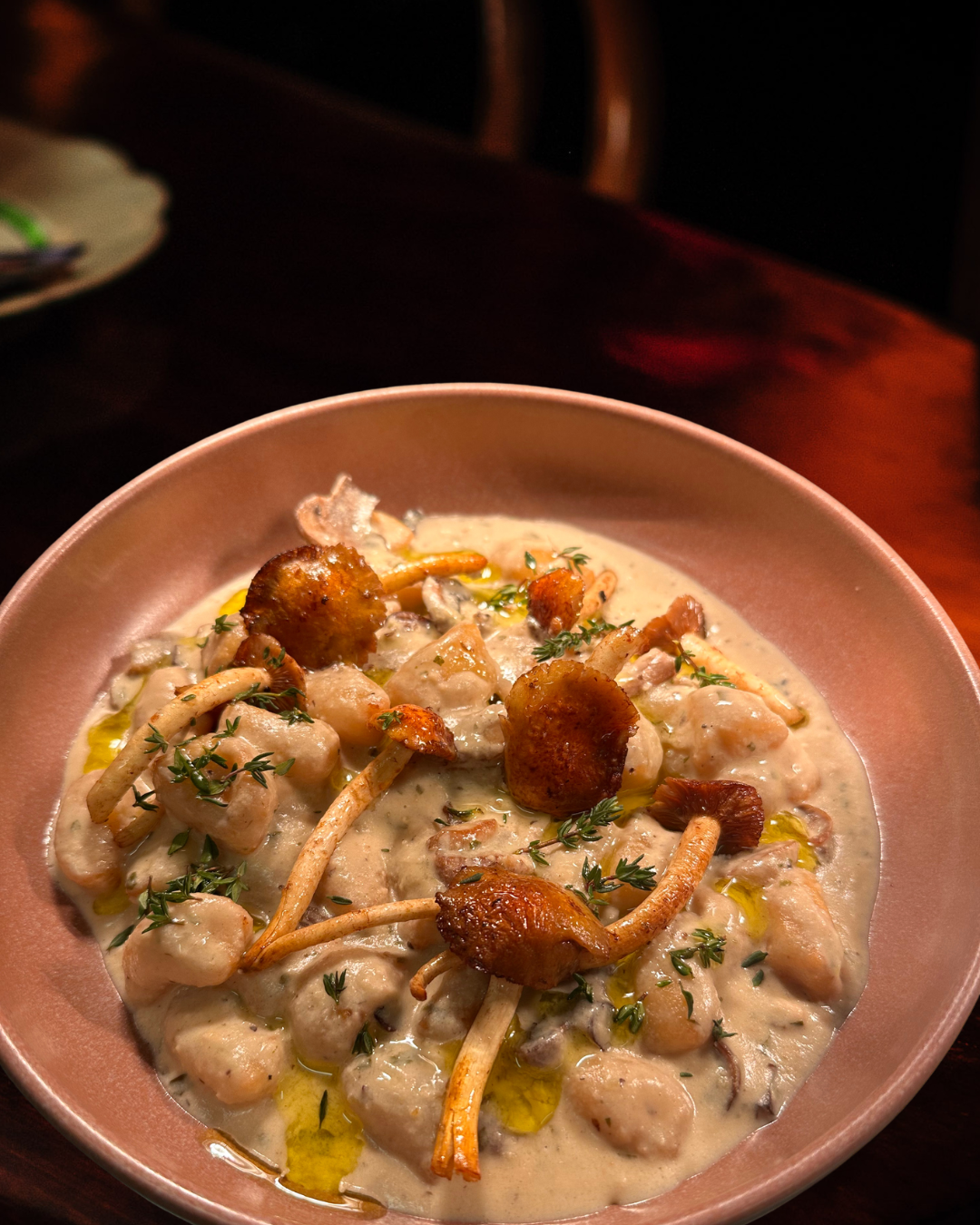 Chestnut Mushroom Gnocchi (seasonal)