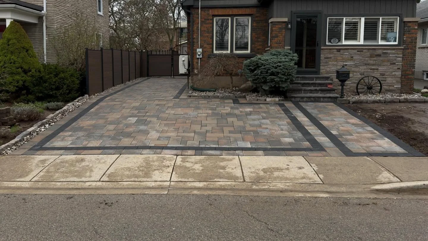 Clean, durable, built to last. 
Interlocking done right.

Built by Russo Landscaping Inc.
Start your project with us today.
📞 (226) 339-8523 ✉️ sales@russolandscaping.ca 🌐 russolandscaping.ca
Serving Cambridge, Kitchener, Waterloo &amp; surrounding