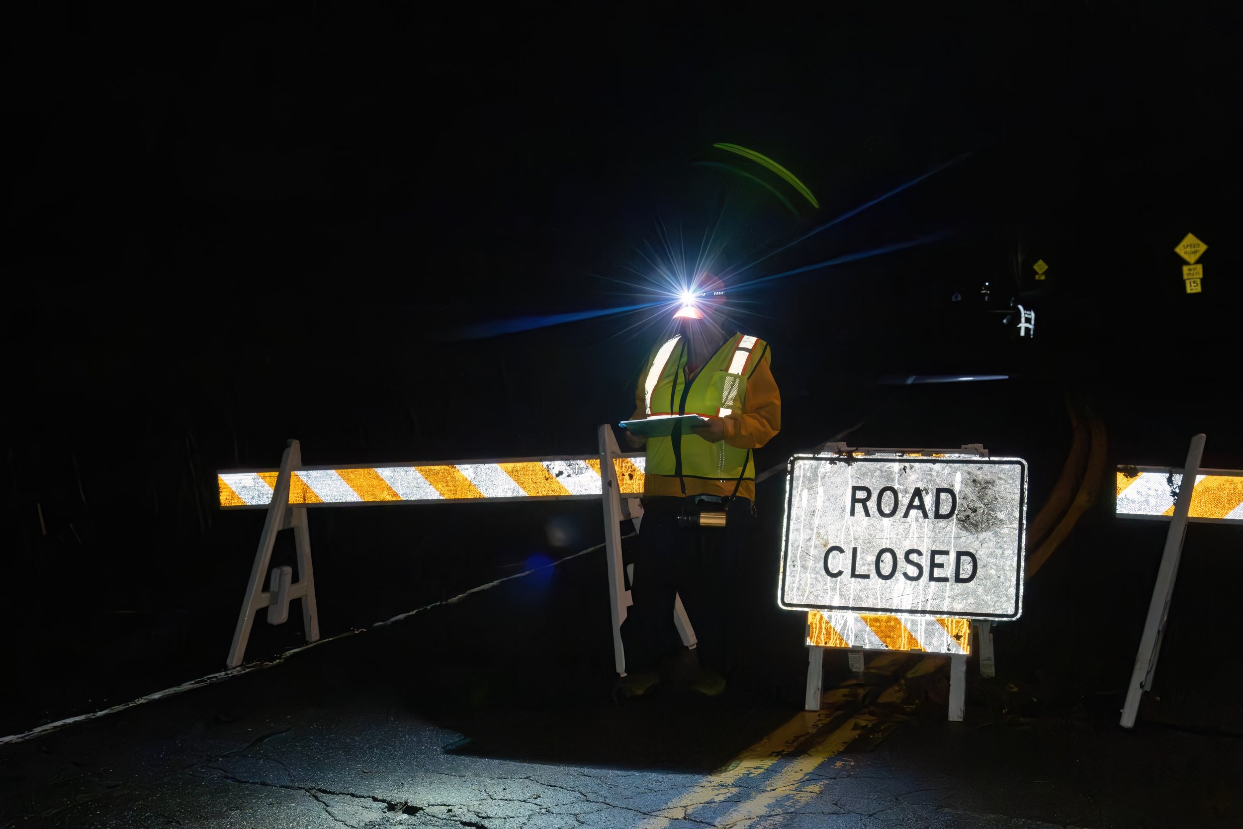 A "Big Night" is predicted, the stretch of road most likely to cause high mortality is officially closed for the evening.