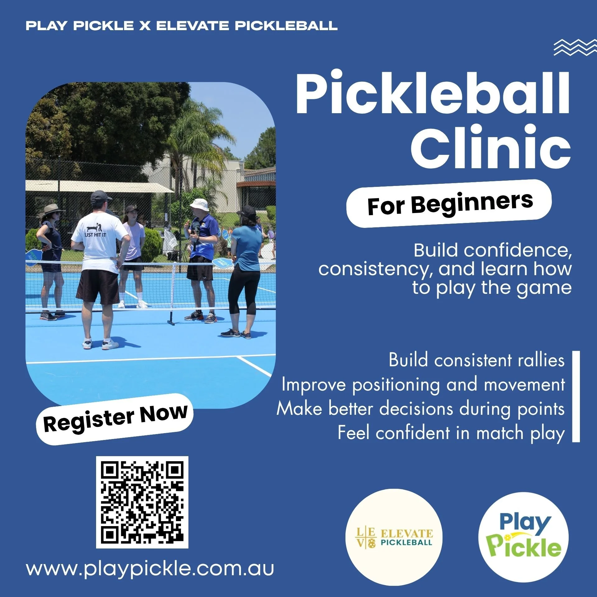 Beginner Pickleball Coaching Clinic