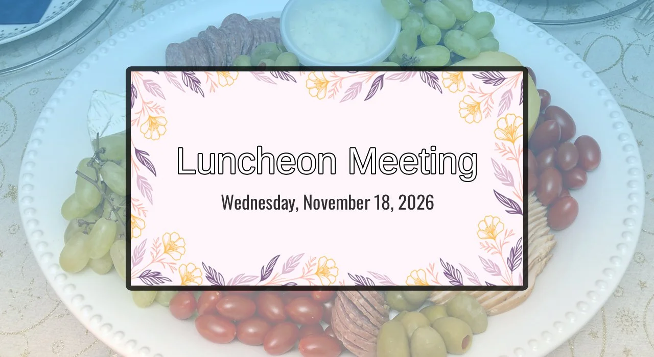 November Luncheon Meeting