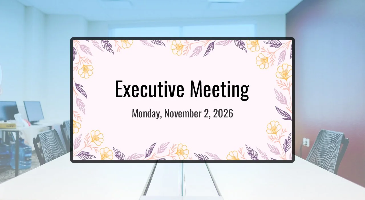November Executive Meeting