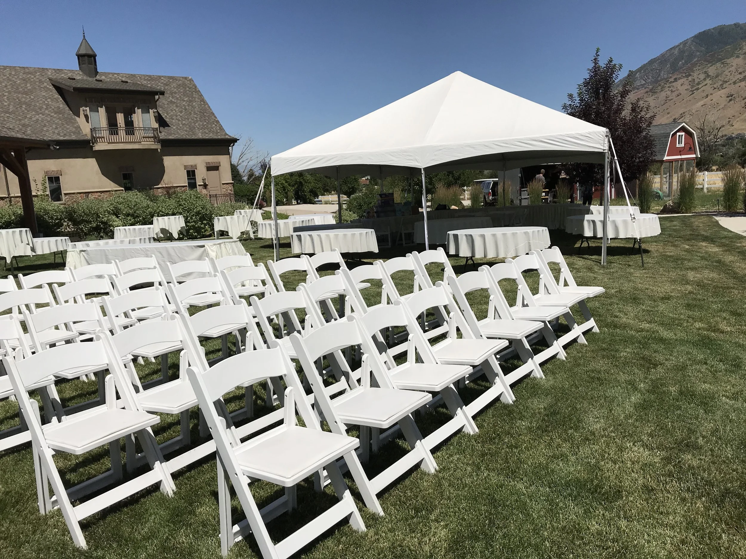 Table and Chair Rentals, Utah | Mountain Event Rentals
