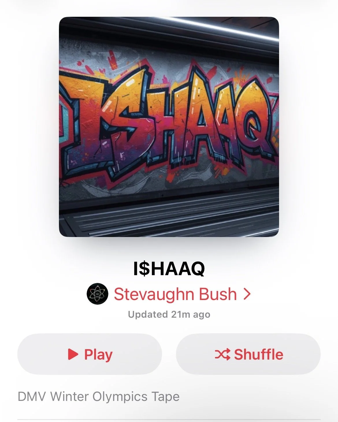 I$haaq DMV Winter Olympics Tape