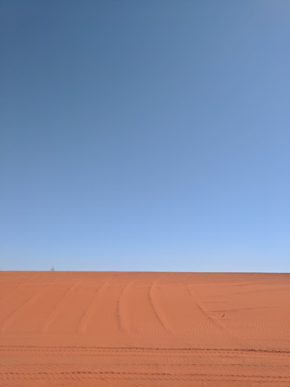 blue &amp; red, sky &amp; ground