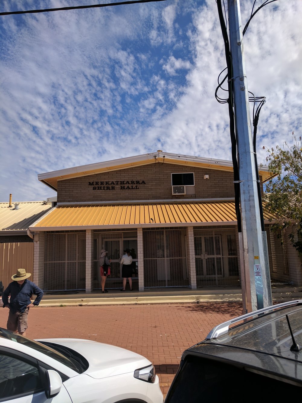  The Meekatharra Shire Hall, where balls and community gatherings happen 