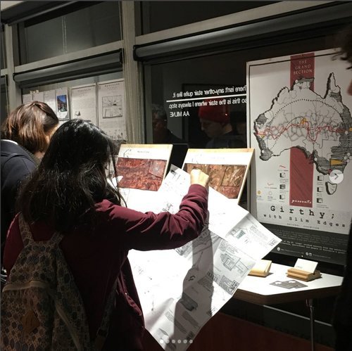  Visitors delving through the boxes 