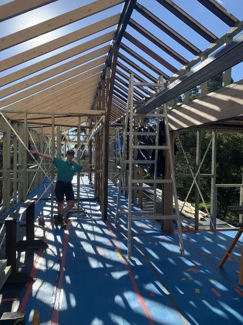  The skeleton in all its glory. Sometimes this is when a building can be at its best! 