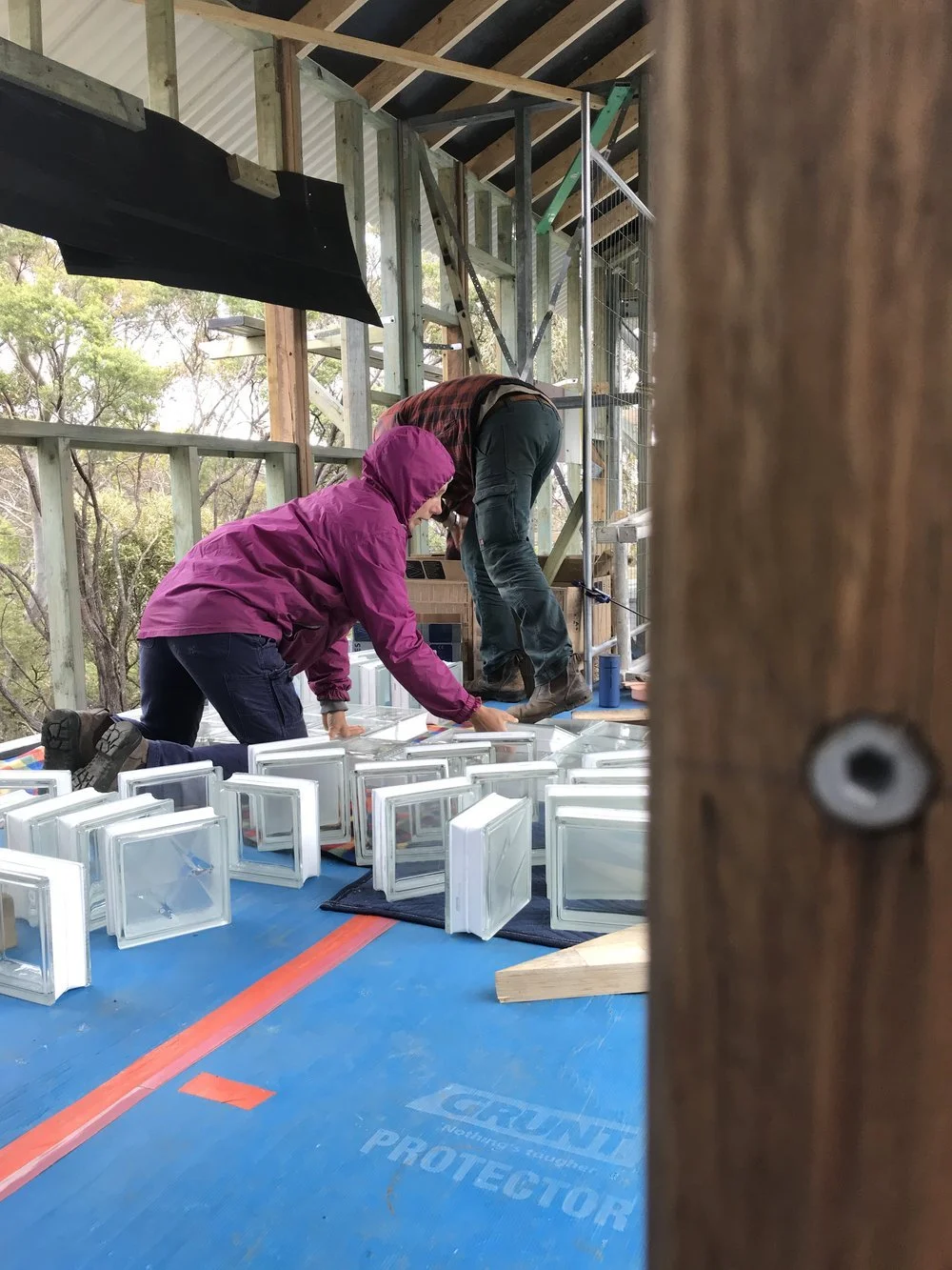  Glass Block Allocating - each opening is unique 