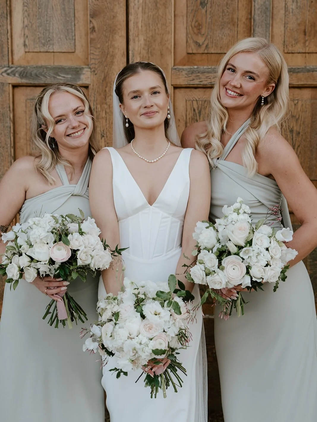 Victoria and her girls 💐🌼 @pentneyabbeyweddings 

@jamiestrings
@epic.events.norfolk
@silkandinkdesigns
@charlottedenney_hair
@floral.sistas 
@loveweddingcakes
@adella_bridal
@sixstories