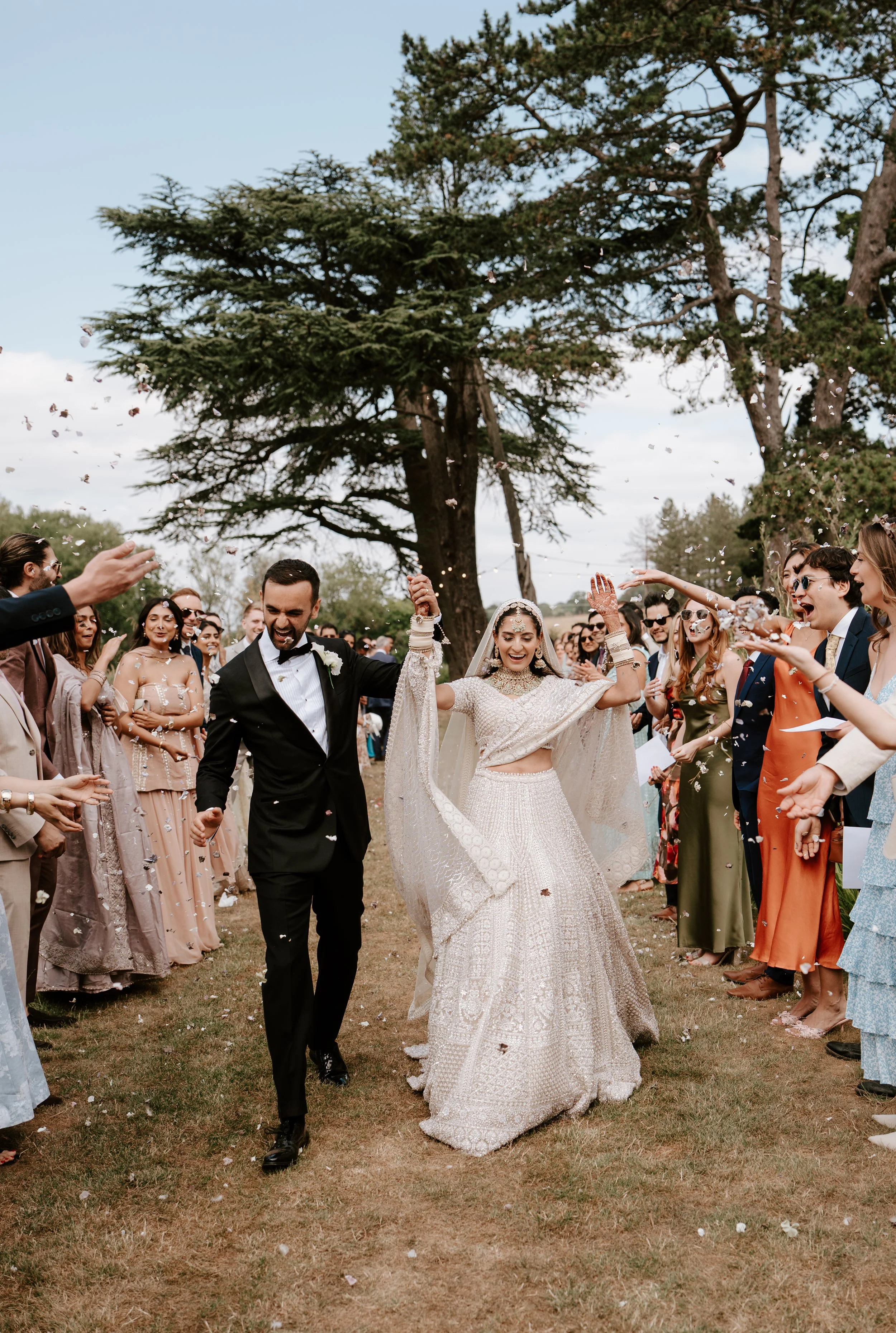A Colourful Marquee Wedding at Brook Farm Cuffley