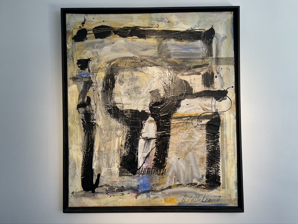 NICOLE CALLEBAUT (1935) – technique mixte sur toile