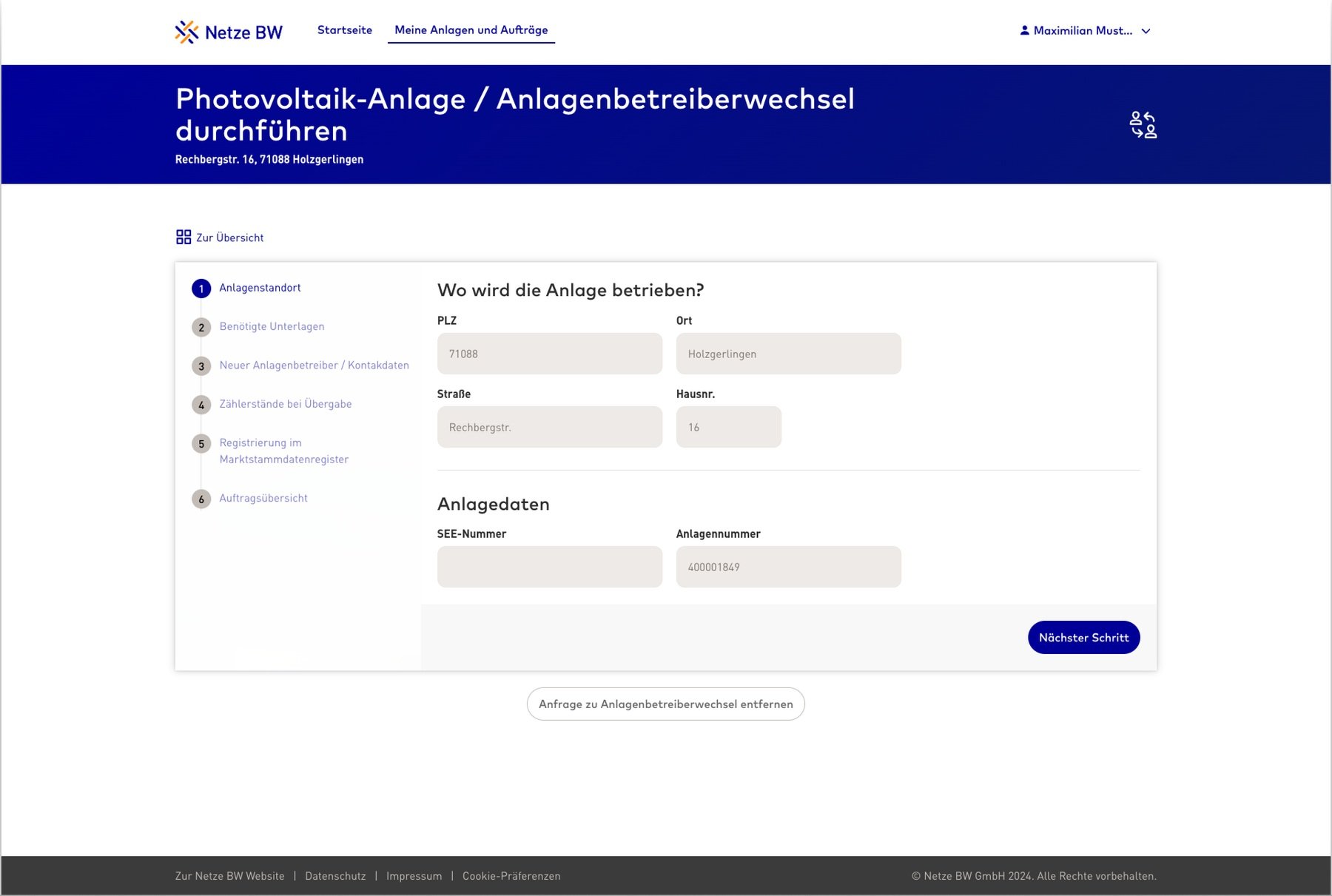Netze-BW-Anlagenbetreiberwechsel-Schritt1-Anlagenstandort