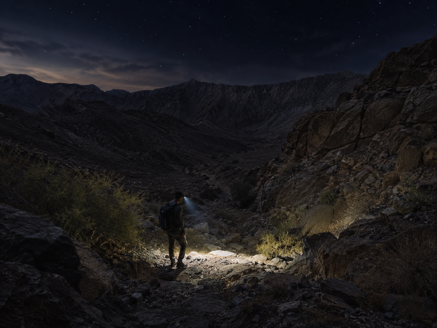 Night Mountain Herping in the UAE: Searching the Rocks After Dark