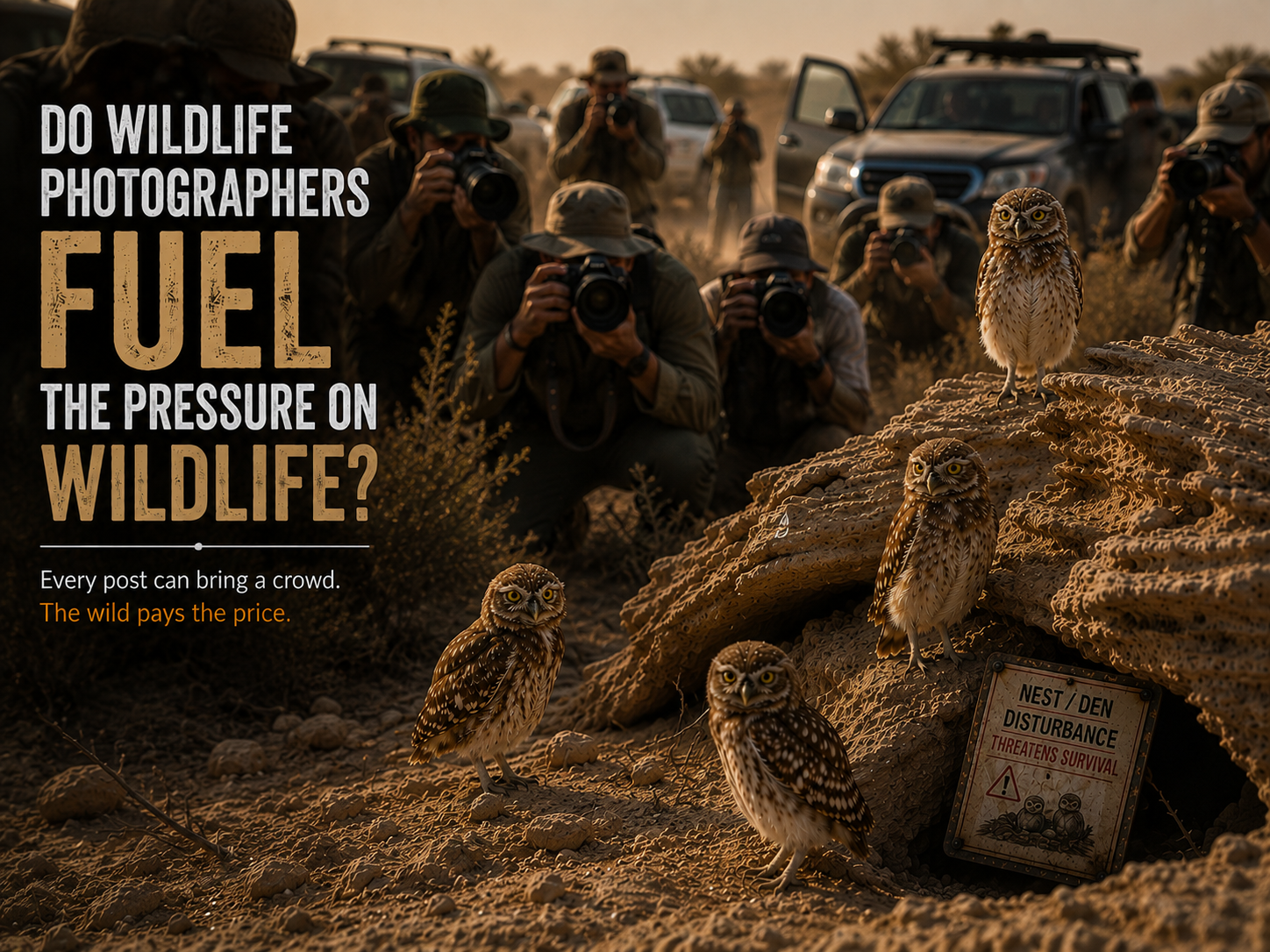 Do Wildlife Photographers Fuel the Pressure on Wildlife?