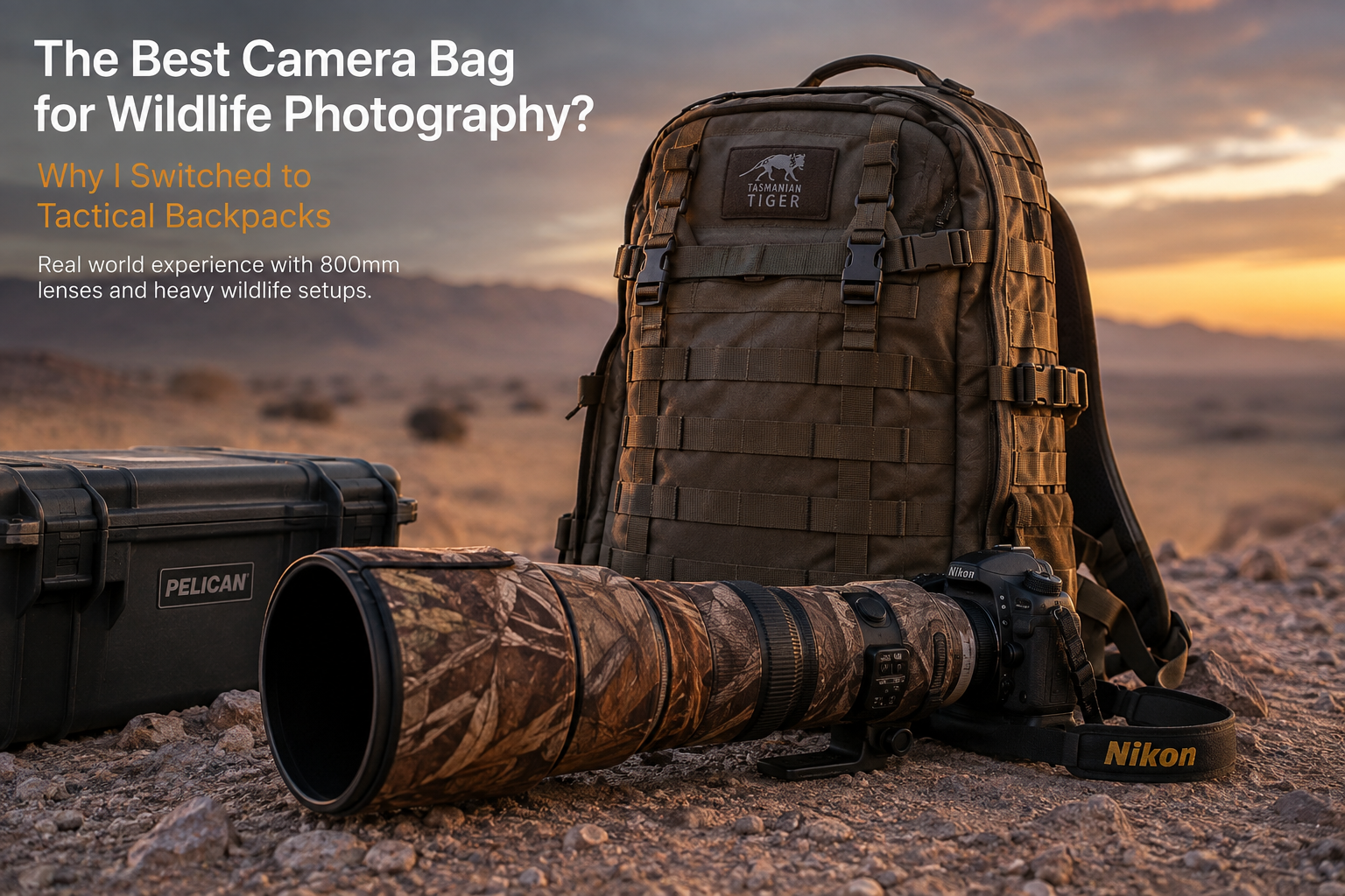 The Best Camera Bag for Wildlife Photography? Why I Switched to Tactical Backpacks