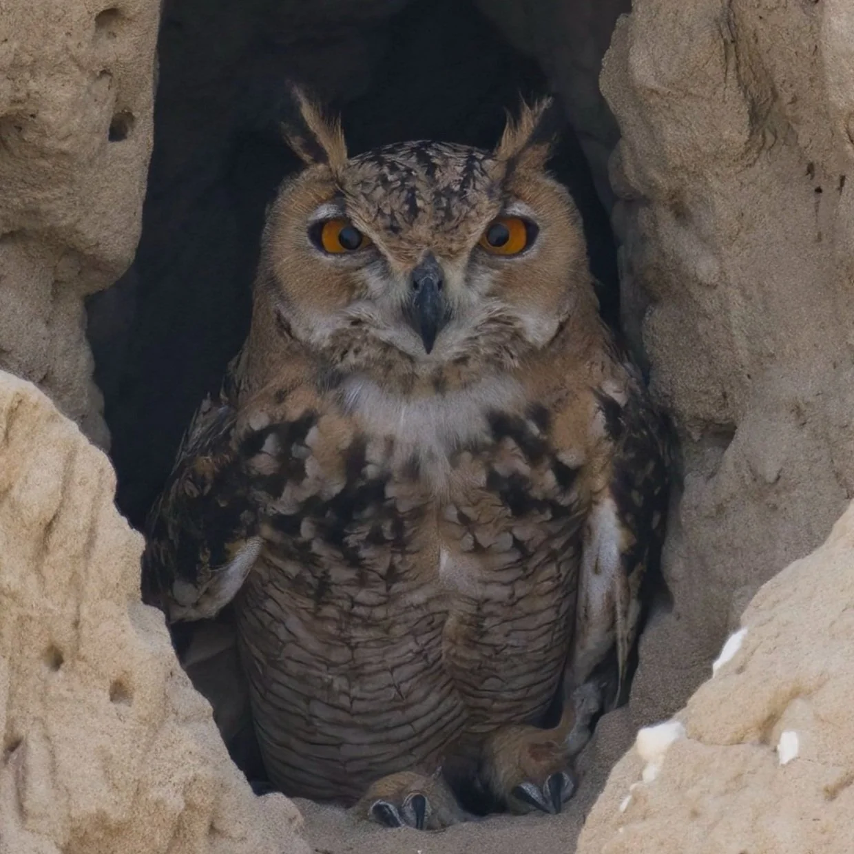Pharaoh Eagle-owl (Bubo ascalaphus)