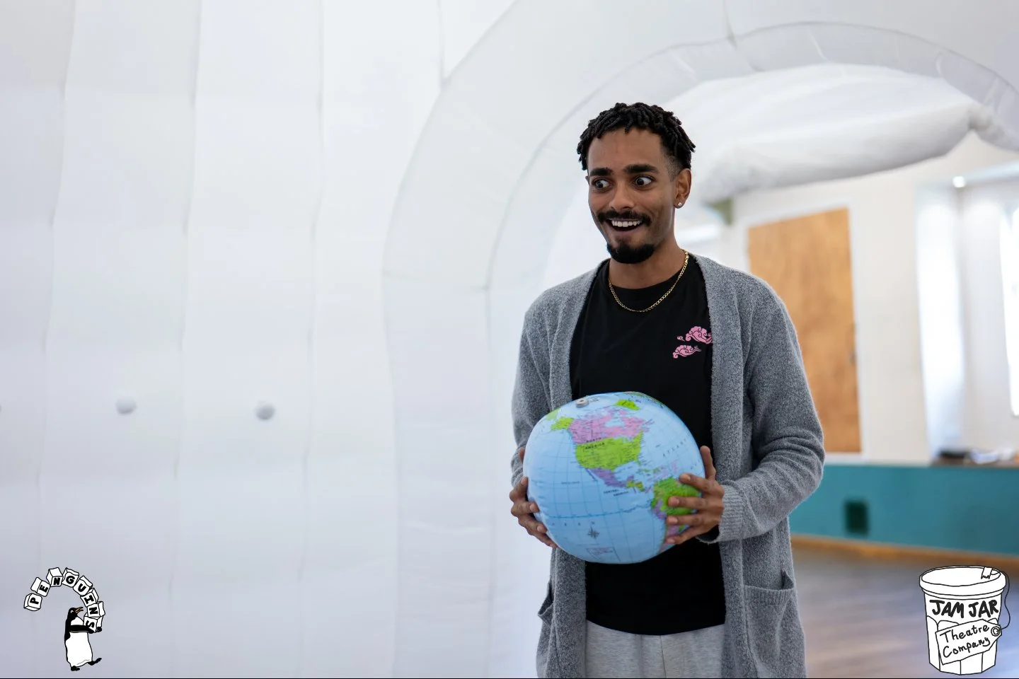 🐧❄️ Igloo Moments With Team A ❄️🐧

We&rsquo;re sending a huge splash of love to our brilliant Team A &mdash; @Hannah.louise3, @tylerxframe and our fantastic director @_emma_large &mdash; who&rsquo;ve been filling the igloo with imagination, laughte