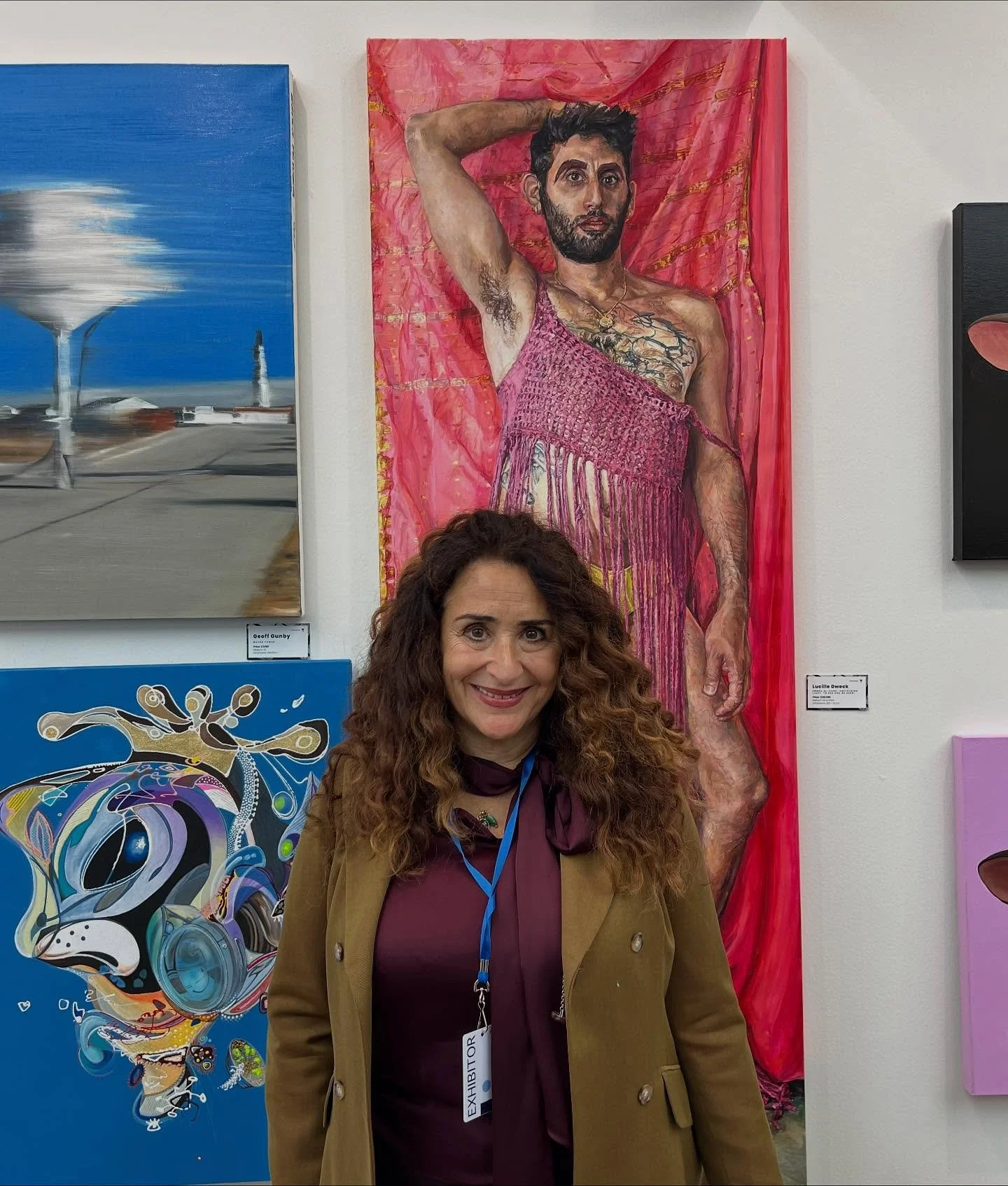 Congratulations to @lucilledweck for being part of @teravarna gallery at Focus Art Fair at @saatchi_gallery. Proud of my friend 🩷

#art #london #portraitartist