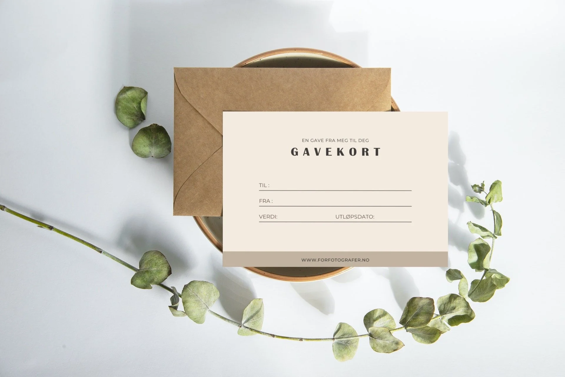 Gavekort for fotografer: En strålende gaveidé som øker inntektene dine