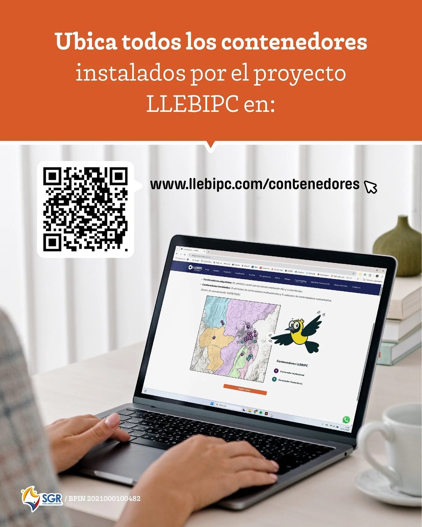 Ubica los contenedores gestionados por el proyecto LLEBIPC en nuestra p&aacute;gina web 👉 www.llebipc.com/contenedores🥳👏. 

El proyecto LLEBIPC, liderado por la Fundaci&oacute;n Universitaria Konrad Lorenz (@ukonradlorenz ), en alianza con la Gobe