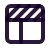 Icon of a dashboard grid layout.