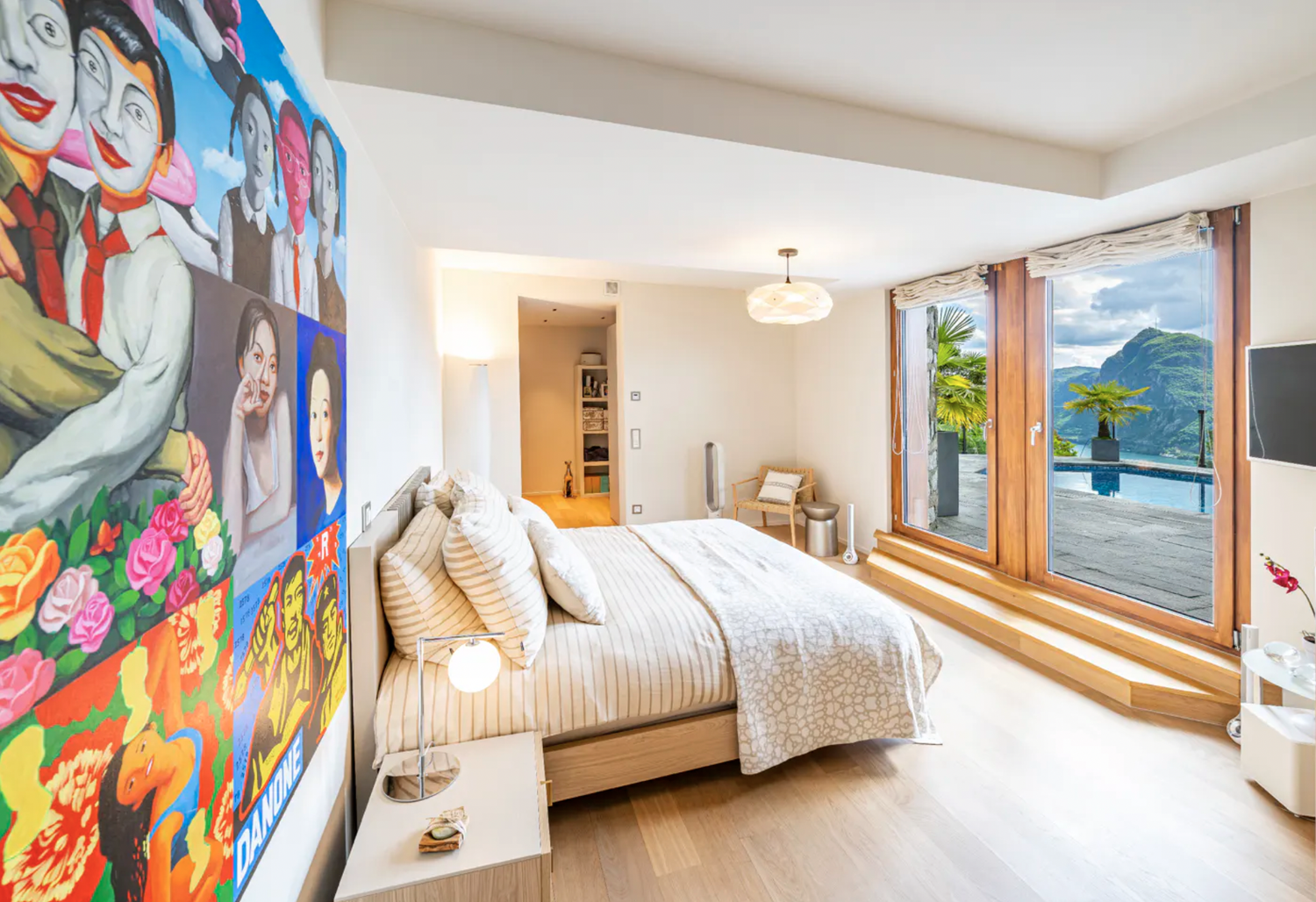 Exclusive lake view designer villa with pool