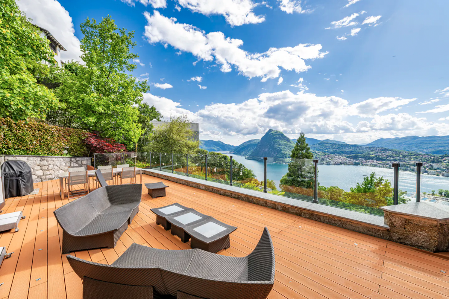 Exclusive lake view designer villa with pool